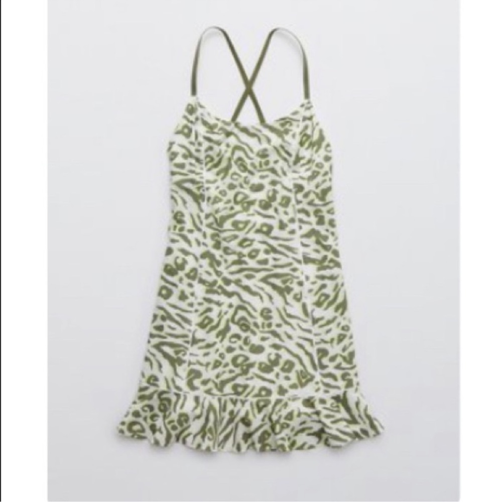 Offline by Aerie Real Me Ruffle Exercise Dress